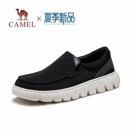 骆驼2025夏季新款轻盈软弹发泡底乐福鞋舒适休闲鞋透气爸爸男布鞋商品大图