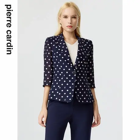 【皮尔卡丹女装】简约修身商务干练通勤西服【专柜正品】图片