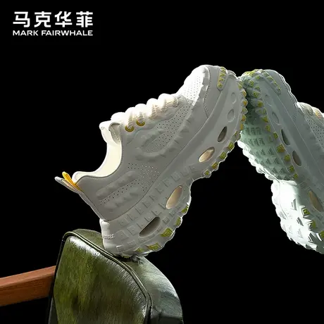 马克华菲老爹鞋男夏季2025新款轮胎厚底男鞋透气情侣休闲运动鞋男商品大图