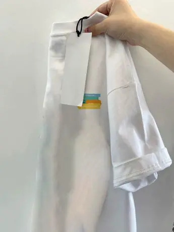 白色仿棉短袖t恤女2023新款夏季美式复古港味chic童趣风卡通上衣商品大图