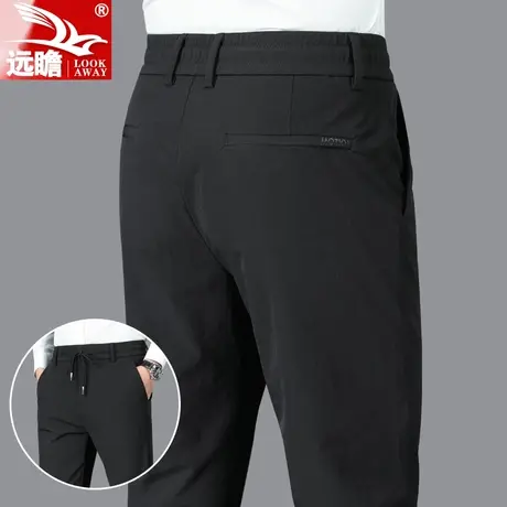 远瞻男士休闲裤宽松2022冬季新款长裤子男秋冬款百搭修身潮流男裤商品大图
