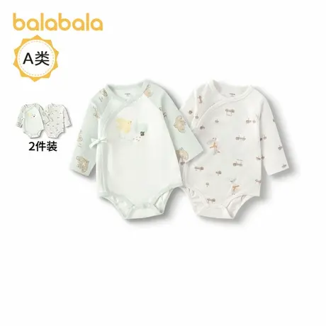 【商场同款】巴拉巴拉婴儿连体衣三角衣2025新款两件装文艺清新萌商品大图