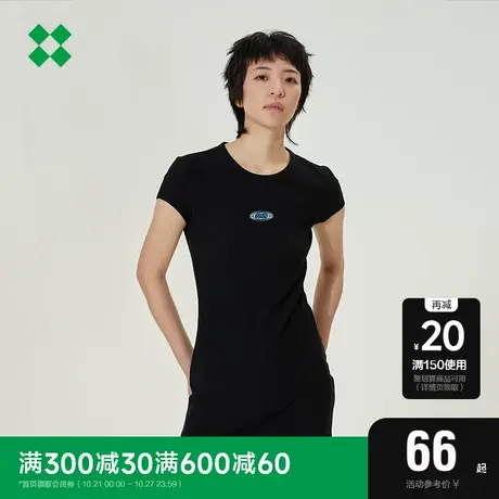 SEMIRPLUS潮牌短袖T恤2023春夏新款男女情侣圆领体恤oversize图片