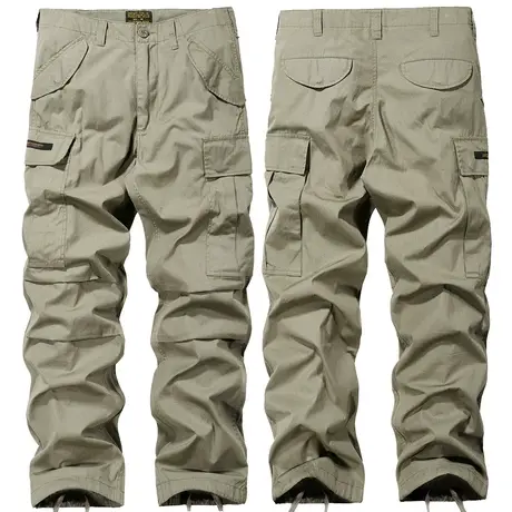 VIP休闲裤男士韩版直筒宽松多袋工装裤春秋薄款大码简约运动裤子商品大图