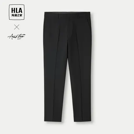 HLA/海澜之家轻商务西裤男24春夏季新款含莱赛尔刺绣凉感裤子男士图片
