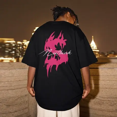 Nuthink美式街头嘻哈字母t恤男短袖潮牌宽松潮流美潮大码半袖夏季商品大图