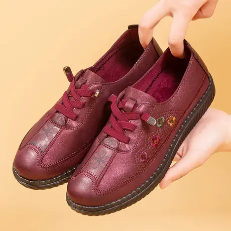 老北京布鞋正品秋季女款老年人软底防滑妈妈舒适老太太透气奶奶鞋商品大图