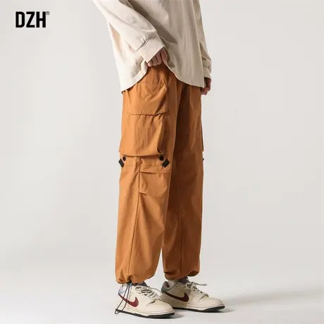 男士工装阔腿裤男多巴胺穿搭大口袋直筒宽松休闲2023新款速干裤子商品大图