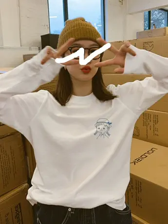 白色仿棉内搭打底衫女2023新款秋冬季宽松显瘦加绒长袖t恤上衣服商品大图