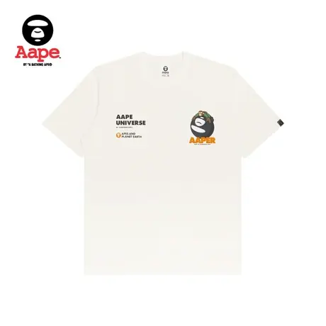 AAPER男装春夏字母印花猿颜图案短袖T恤0988XXI商品大图