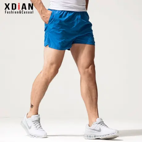 运动短裤男速干男士跑步三分夏季健身训练薄款修身透气网眼3分裤商品大图