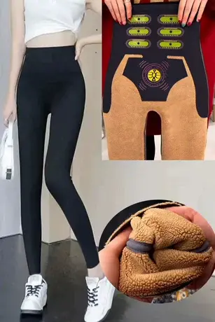 加厚鲨鱼裤女外穿秋冬季紧身打底裤收腹提臀瑜伽芭比裤保暖加绒潮图片