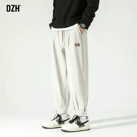 男士休闲裤男款垂感裤子男设计感高级休闲百搭运动裤男裤2023新款商品大图