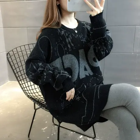 卫衣服2023年新款女装秋冬季上衣秋款秋装宽松女士外套中长款爆款图片