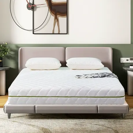 富安娜床垫席梦思卷包弹簧床垫家用天然乳胶床垫防螨可拆洗面层商品大图