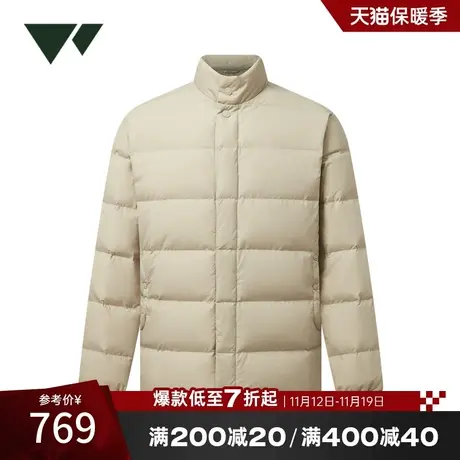 七匹狼内搭无胆男秋冬新款羽绒服休闲保暖户外运动鸭绒男士外套图片