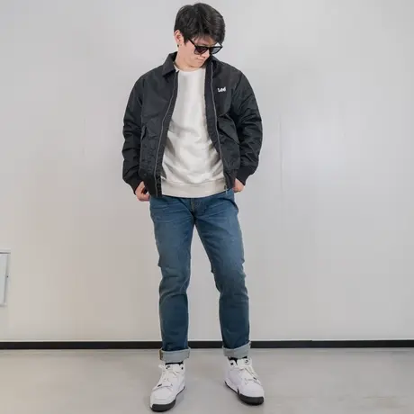 Lee23秋冬新款男翻领夹克外套短款LMT0062563KD00FK11000图片