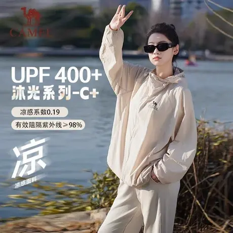 骆驼女装沐光防晒衣轻薄2025夏季新款宽松透气凉感防紫外线防晒服商品大图