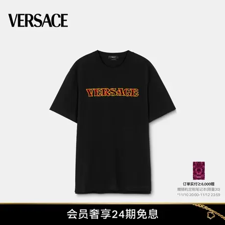 【24期免息】VERSACE/范思哲 男士T恤LOGO短袖上衣图片