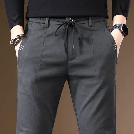 秋冬款冬季男裤直筒长裤子男士休闲裤中年爸爸百搭2024新款春秋款商品大图