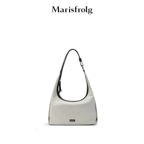 【轻礼系列】玛丝菲尔时尚简约新潮休闲感撞色设计感logo腋下挎包商品大图