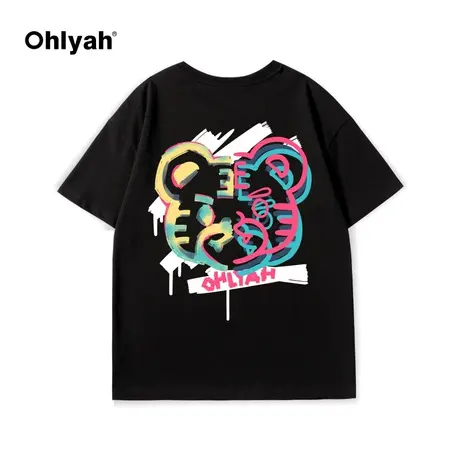 Ohlyah虎年夏装韩版甜酷t恤女短袖ins超火宽松学生本命年半袖上衣商品大图