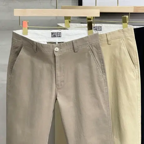 休闲裤男九分直筒宽松长裤子男秋冬韩版潮流商务男士西裤春季新款商品大图