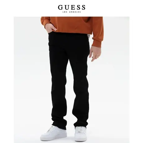 【38上新季】GUESS 新款男士中腰小脚牛仔裤修身舒适显瘦长裤商品大图