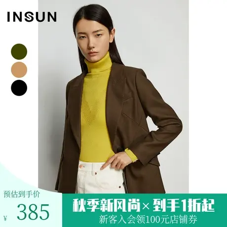 恩裳冬季气质小西服时尚摩登舒适有型商务职场立体西装图片