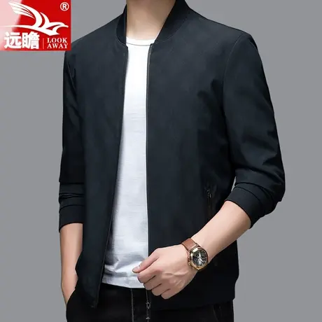男士春秋新款夹克秋季青年韩版修身百搭外套潮流青年薄款秋装上衣商品大图