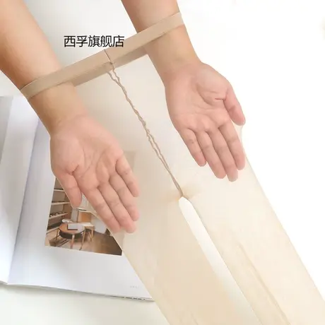 丝袜女夏季薄款光腿神器新款2021爆款黑丝超薄0D一线裆黑色连裤袜图片
