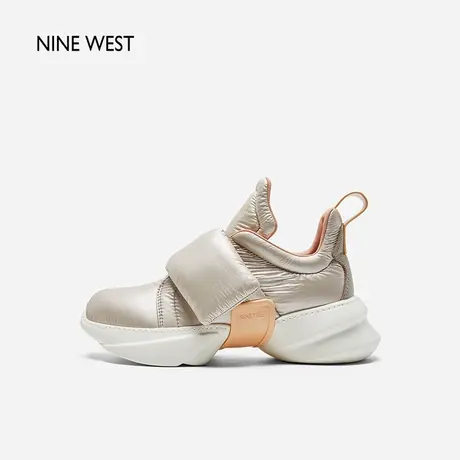 Nine West/玖熙云游漂浮悬浮软底休闲鞋女2025夏季魔术贴老爹鞋商品大图
