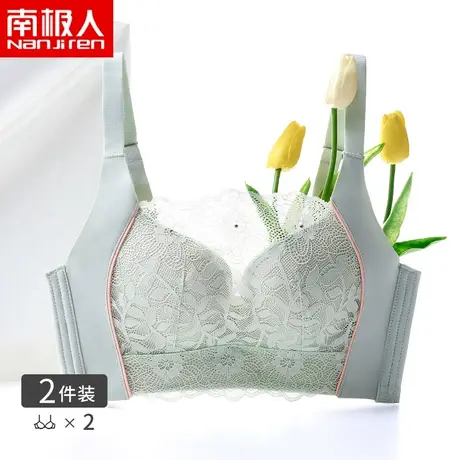 女士聚拢内衣小胸显大矫正侧收副乳文胸女调整型无钢圈胸罩商品大图