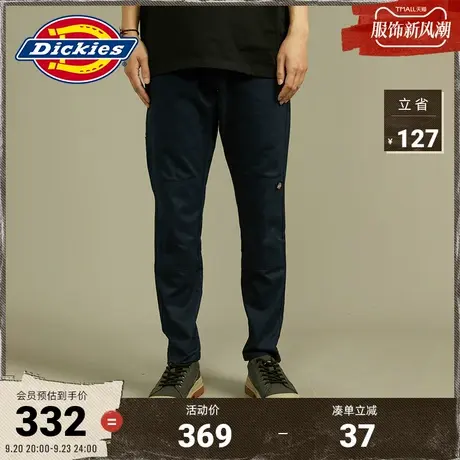 Dickies商场同款 秋冬新款 工装灵感男女情侣式休闲长裤双膝裤图片