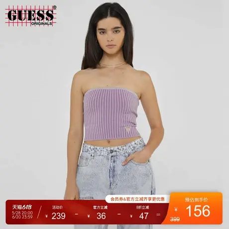 GUESSOriginals   女士性感纯欲抹胸-W4YR27Z1090商品大图