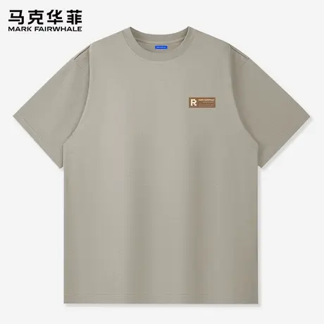 【重磅纯棉】马克华菲夏季港风短袖T恤男百搭宽松潮流痞帅半袖潮X商品大图