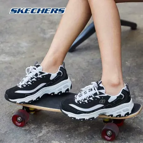 斯凯奇女鞋经典款熊猫鞋官方旗舰店新款老爹鞋女款休闲鞋运动鞋商品大图