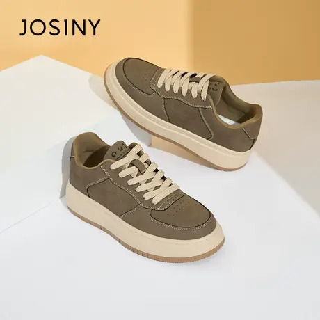 卓诗尼休闲板鞋男2025新款春秋厚底内增高男士百搭潮鞋时尚休闲鞋商品大图