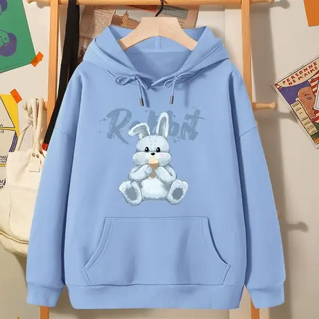 春秋款卫衣女小个子连帽上衣秋季2023新款小众设计感宽松外套薄款商品大图