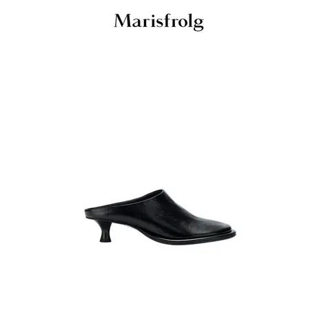 【商场同款】玛丝菲尔秋季新款羊皮革时尚尖头小高跟商品大图