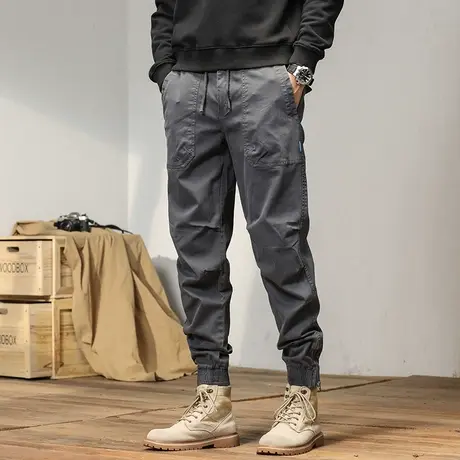 裤子男款夏季百搭工装百搭时尚潮流裤子男士工装裤夏季薄款工装裤商品大图