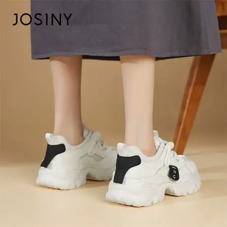 Josiny/卓诗尼老爹鞋2024新款春季爆款显脚小舒适轻便软底运动鞋商品大图