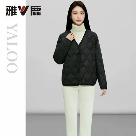 2026年雅鹿正品冬季加厚短款羽绒女款超保暖轻薄羽绒服防寒衣外套图片