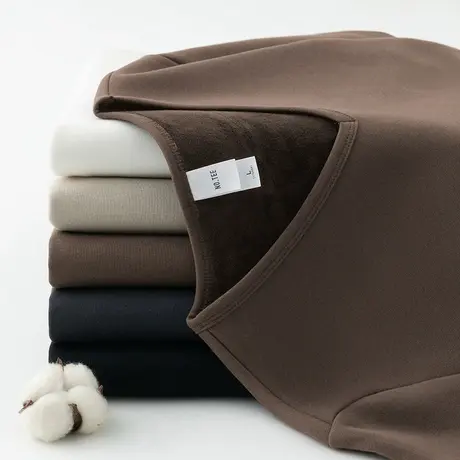 2023新款长袖t恤男秋冬潮流V领内搭打底衫秋衣服加绒加厚保暖小衫商品大图