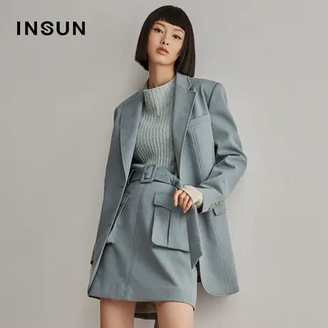 INSUN恩裳冬季收腰职业西装外套图片