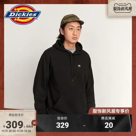 Dickies 秋冬连帽加绒美式卫衣 运动休闲宽松图片