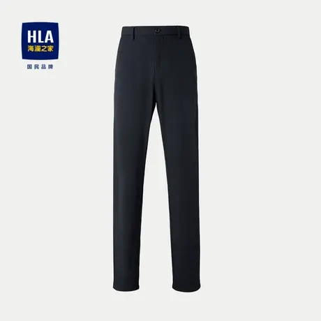 HLA/海澜之家六维弹力休闲裤2024春夏新款简约舒适纯色裤子男图片