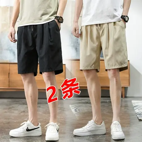 夏季ins港风男士新款宽松休闲工装短裤子潮牌潮流5五分中裤大裤衩商品大图