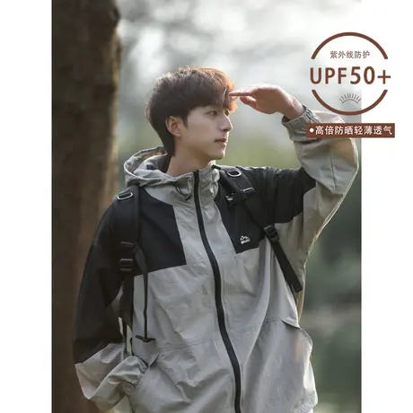 户外美式防晒衣男款夏季运动潮牌薄男士服冲锋衣夹克春秋季外套男商品大图
