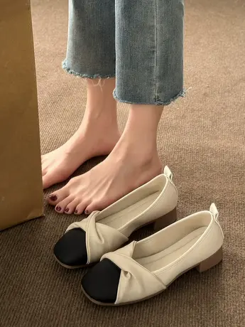 晚晚风温柔软底单鞋瓢鞋2023春秋配裙子奶奶平底玛丽珍休闲女鞋子商品大图